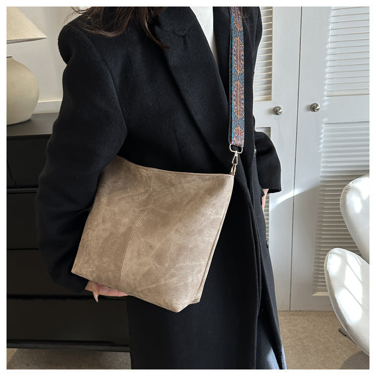 Sac Vintage à Bandoulière Large