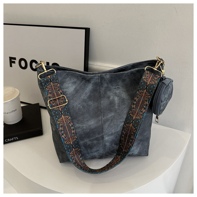 Sac Vintage à Bandoulière Large