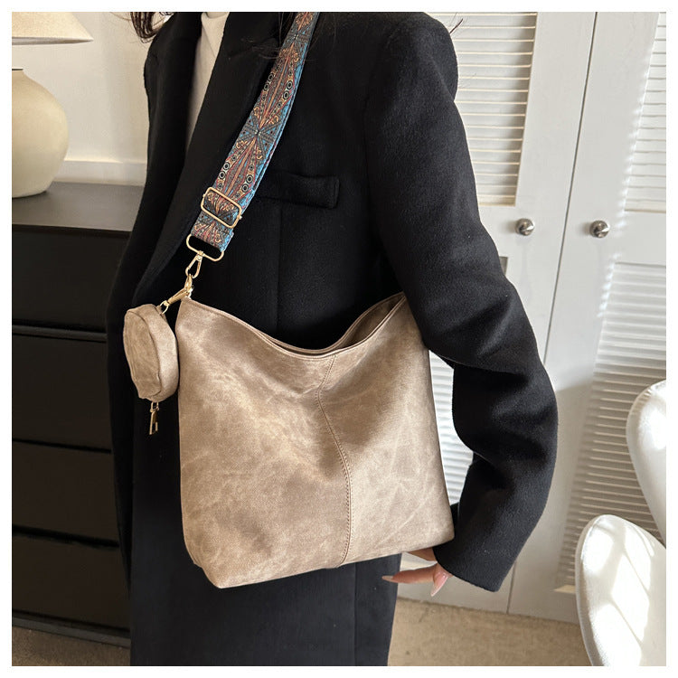 Sac Vintage à Bandoulière Large
