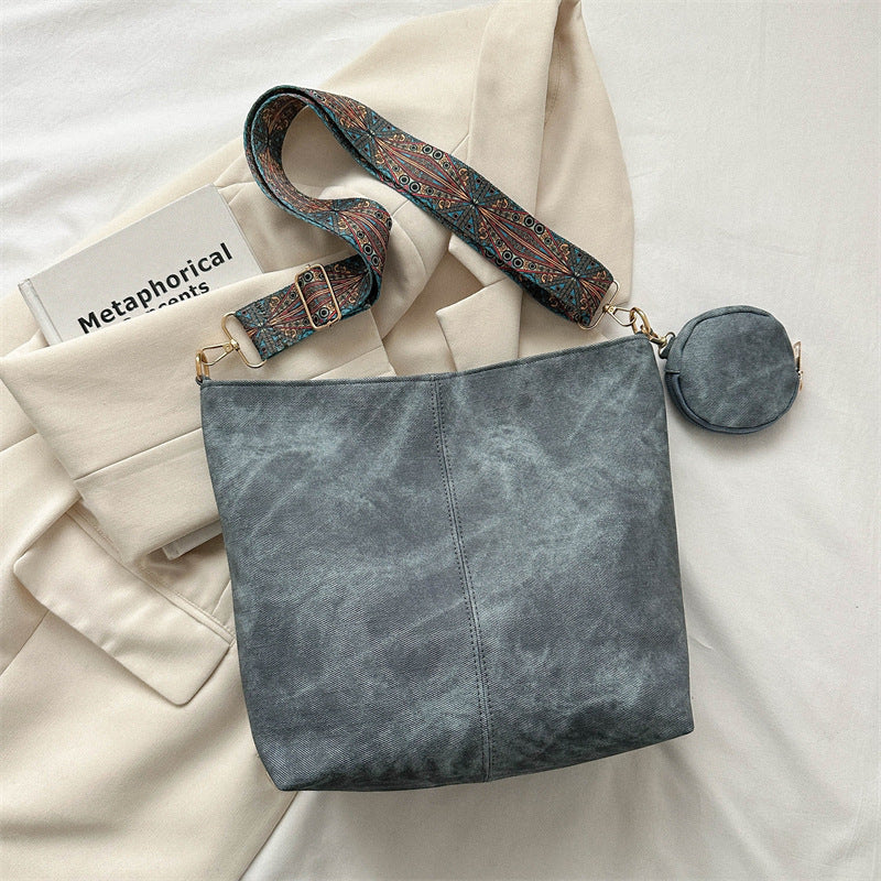 Sac Vintage à Bandoulière Large