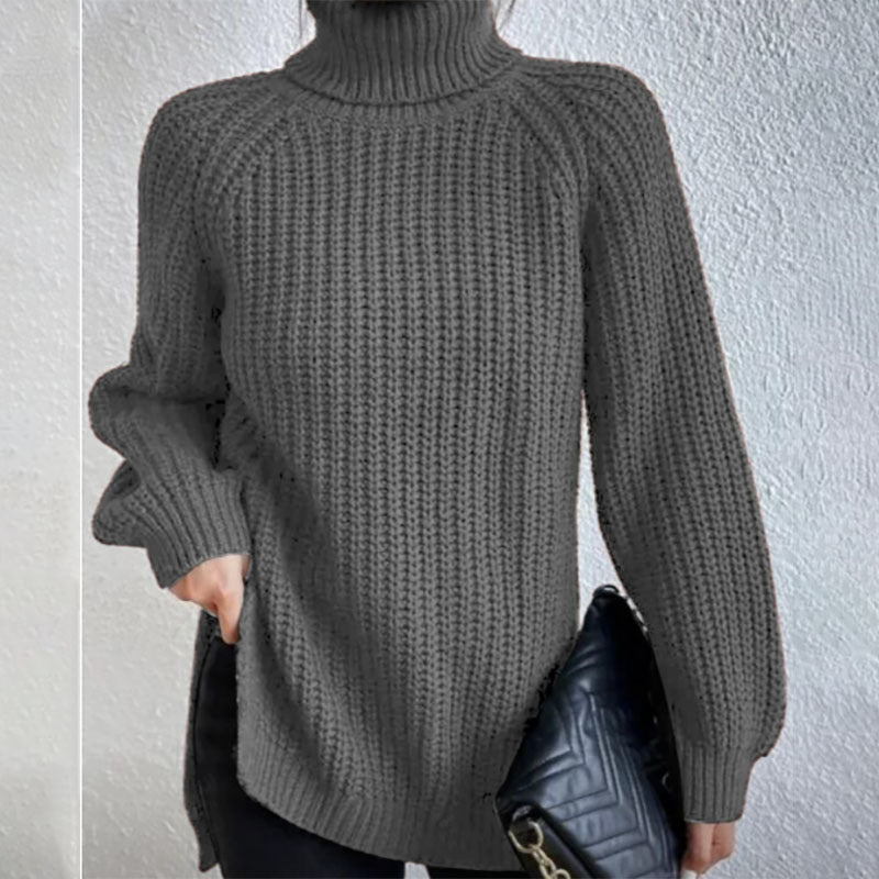 Pull En Laine à Col Haut
