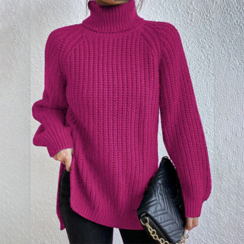 Pull En Laine à Col Haut