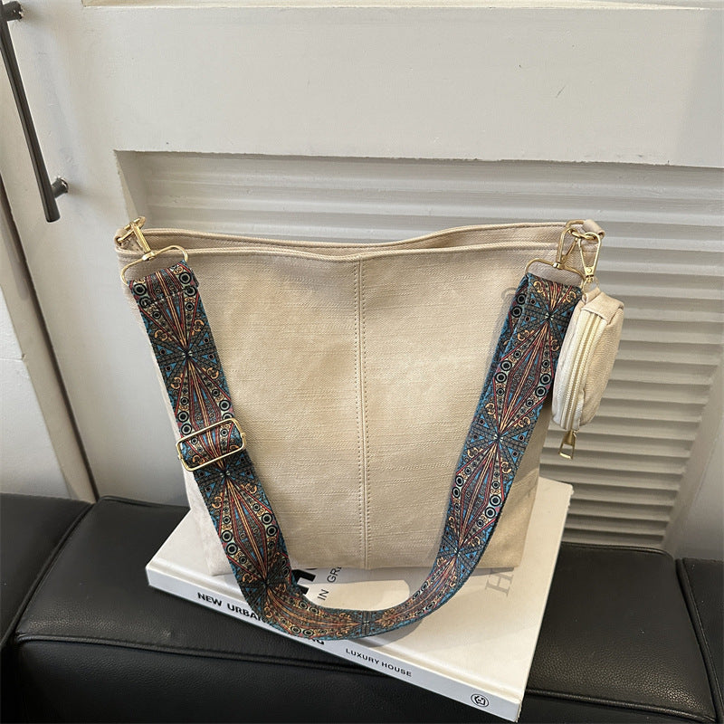 Sac Vintage à Bandoulière Large