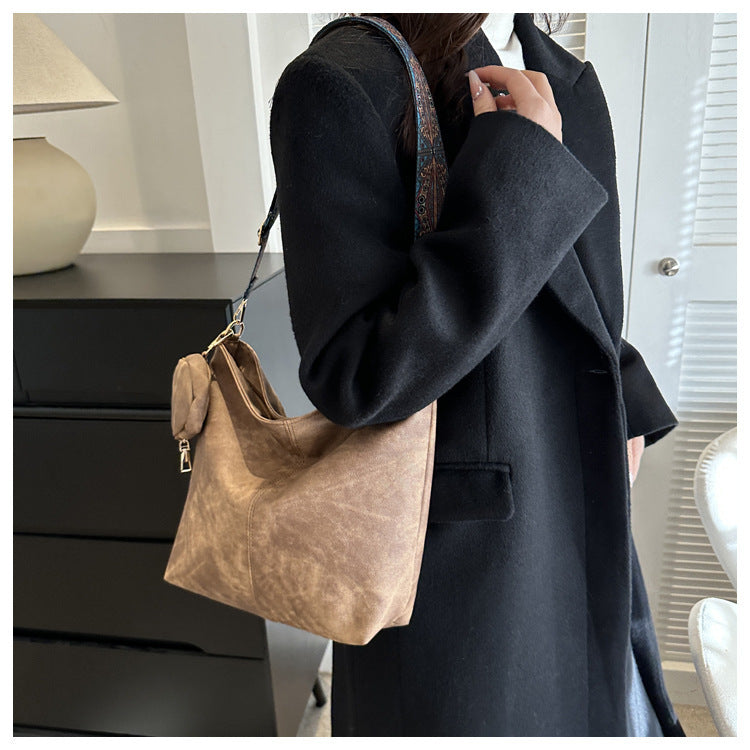 Sac Vintage à Bandoulière Large