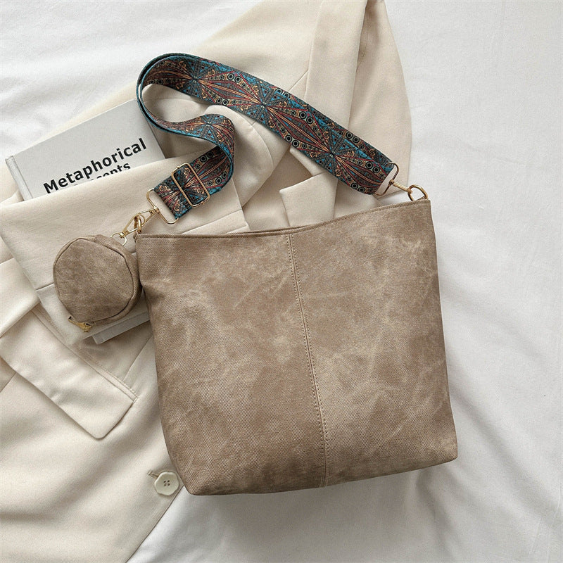 Sac Vintage à Bandoulière Large