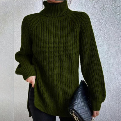 Pull En Laine à Col Haut