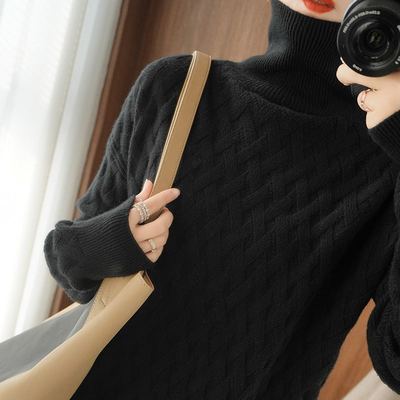 Pull Court Oversize en Maille Épaisse