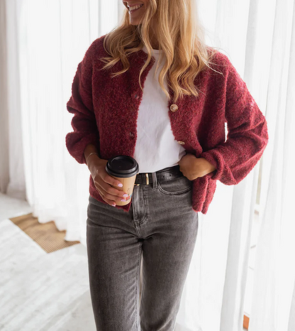 Soleia Gilet Luxe - Gilet Élégance Douce