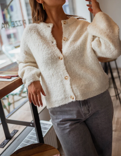Soleia Gilet Luxe - Gilet Élégance Douce