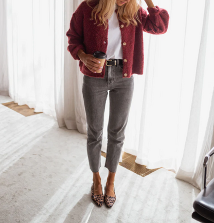Soleia Gilet Luxe - Gilet Élégance Douce