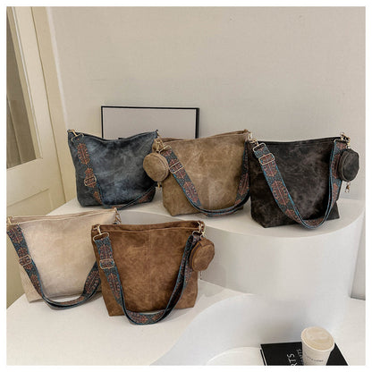 Sac Vintage à Bandoulière Large
