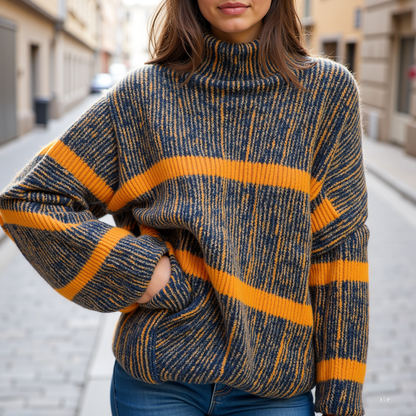 Pull Kali Col Roulé En Tricot & Cachemire