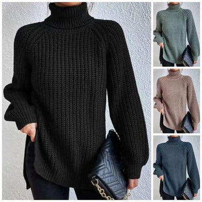 Pull En Laine à Col Haut
